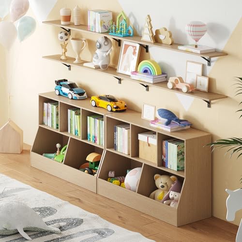 Long Wall Shelves (2 Count)