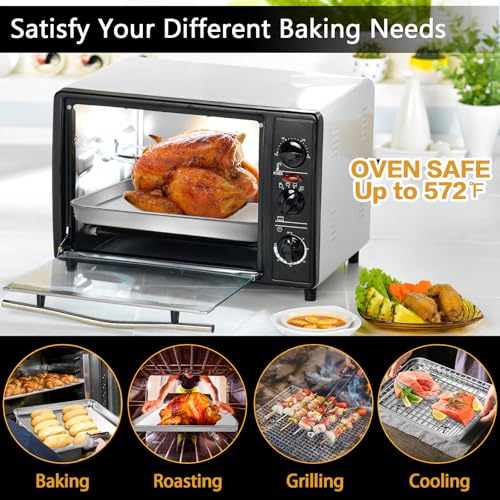 Baking Sheet with Wire Rack Set of 6