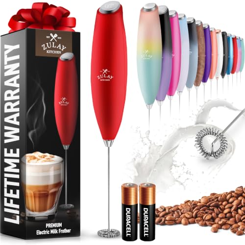 Zulay Powerful Milk Frother for Coffee with Upgraded Titanium Motor