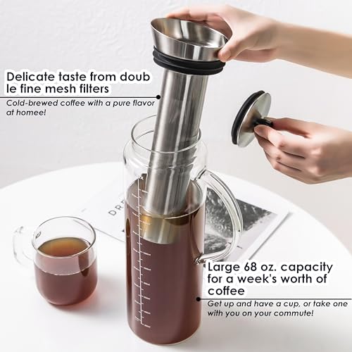 68oz Cold Brew Coffee Maker (68 Ounce)