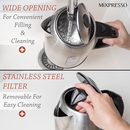 Stainless Steel Electric Kettle Temperature Control