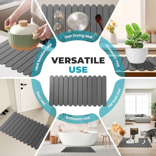 Extral Large Quick Dry Stone Drying Mat for Kitchen Counter