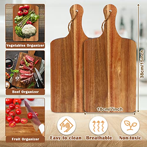 10 Packs Acacia Wood Cutting Board (10 Count)