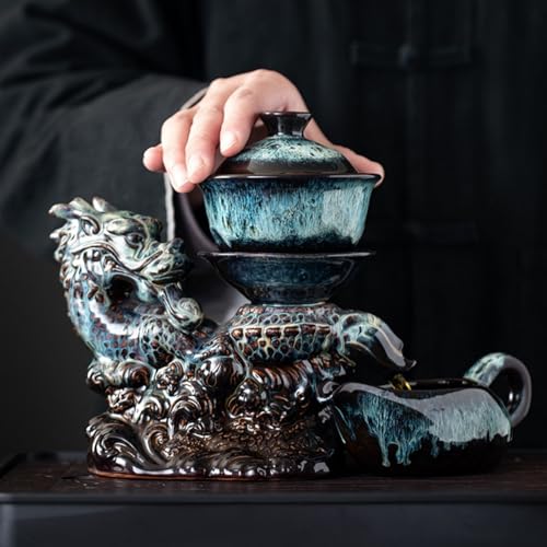 Chinese Gongfu Tea Set Ceramic Teapot with Infuser