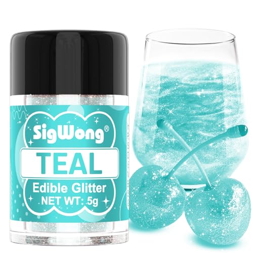 Teal Edible Glitter