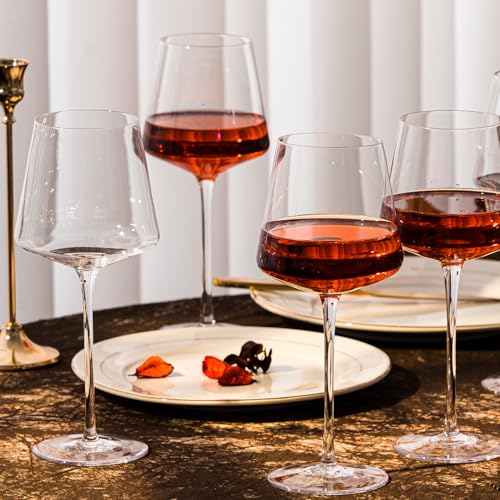 25oz Red Wine Glasses Set of 4 (4 Count)