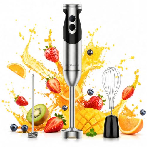 Hand Blender Immersion Blender Handheld 12