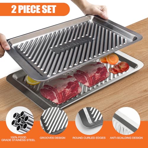 Grilling Prep and Serve Trays (2 Count)