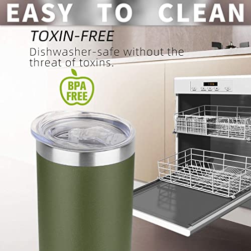 20 oz Skinny Tumblers Bulk Set (12 Count)