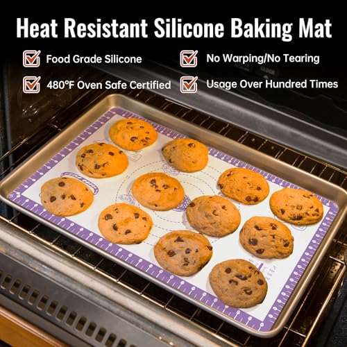 Silicone Pastry Mat with 10 Useful Recipes