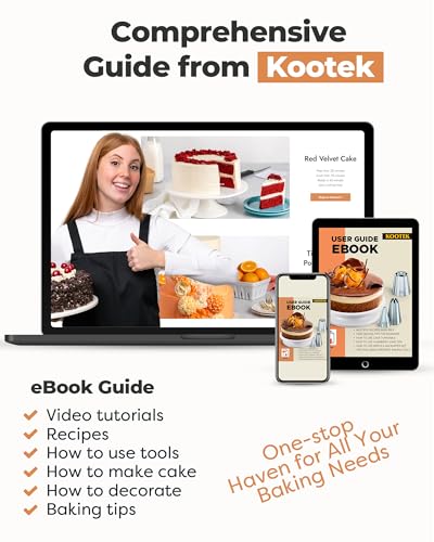 Cake Decorating Kit with Turntable Baking Supplies for Beginner Pros