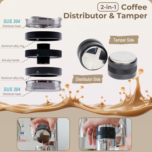 51mm Coffee Distributor and Tamper