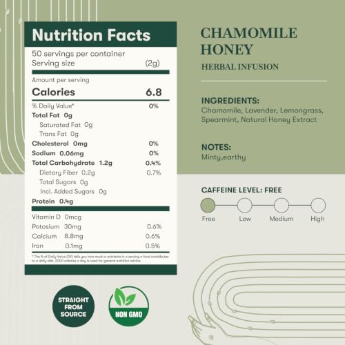 Estates Chamomile Honey Loose Leaf Tea 50g