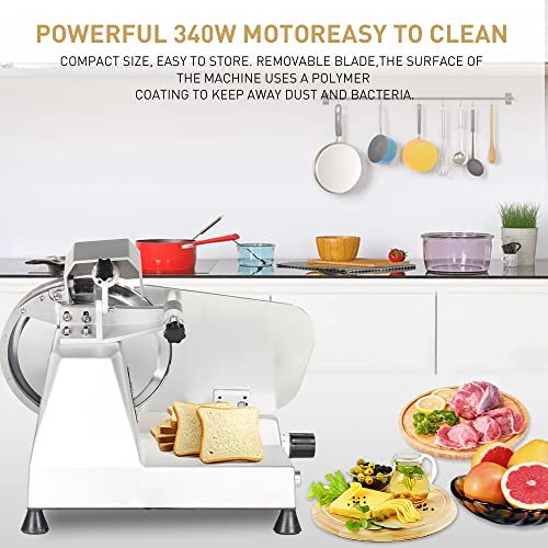 Commercial Meat Slicer 10 inch Electric Food Slicer Frozen Meat