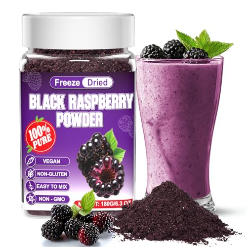 Freeze Dried Black Raspberry Powder (5.6438 Ounce)