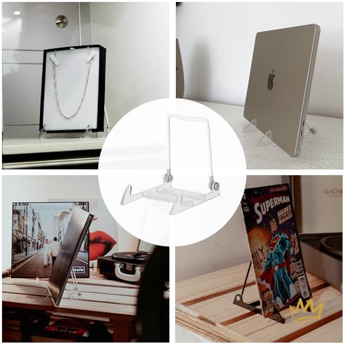 3.5" White Acrylic Display Stand Made in USA (2 Count)