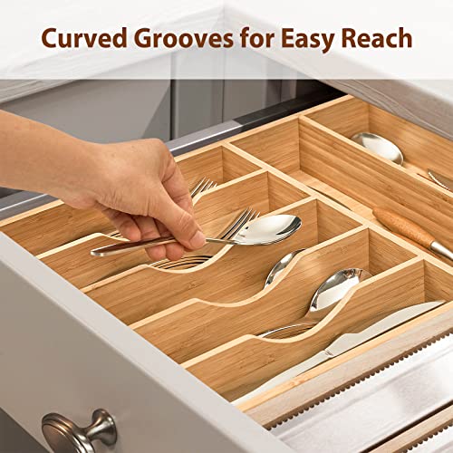Bamboo Kitchen Drawer Organizer