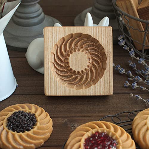 Wooden Cookie Biscuit Mold