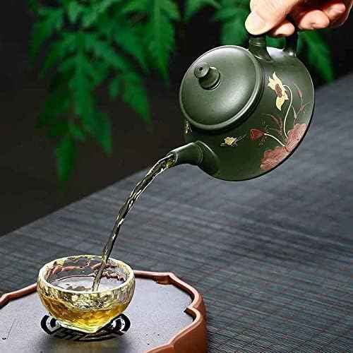 New Ceramic Teapot Handmade Purple Clay Pot Drinking Set Drinking Set for Women Tea Party or Gift Giving Tea Cup