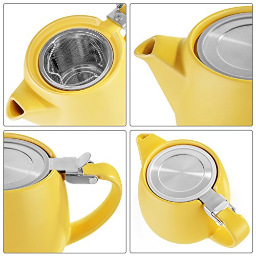 Pluto Porcelain Small Teapot Yellow