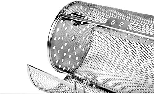 Stainless Steel Rotisserie Grill Roaster Drum Oven Basket