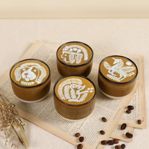 Ceramic Espresso Cups Set of 4 (4 Count)