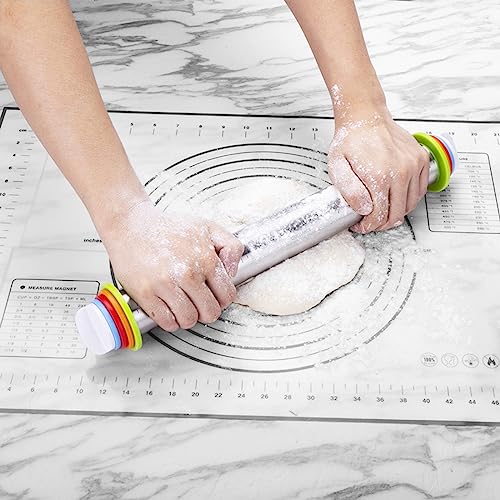Rolling Pins Stainless Steel Dough Roller (2 Count)