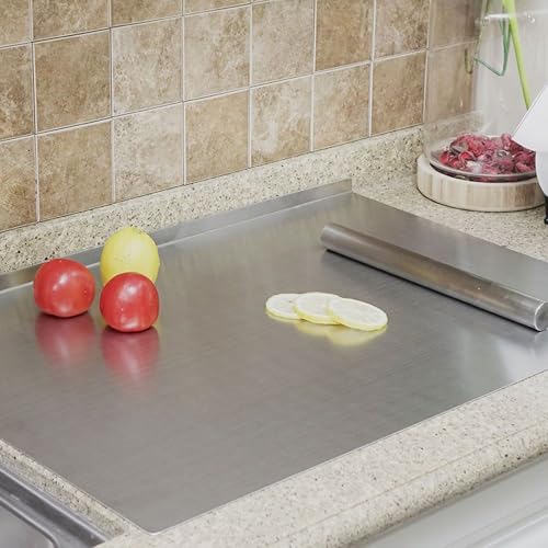 Stainless Steel Cutting Boards with Lip for Kitchen