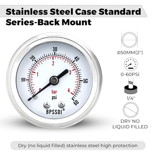 0 60 Psi Low Pressure Gauge