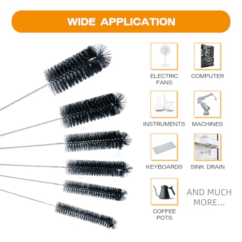 Straw Cleaner Brush Set 6 Pieces (6 Count)