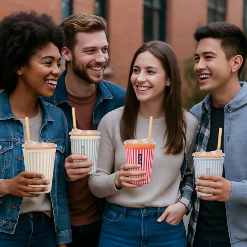 Reusable 3 Pack Iced Coffee Cup Sleeve