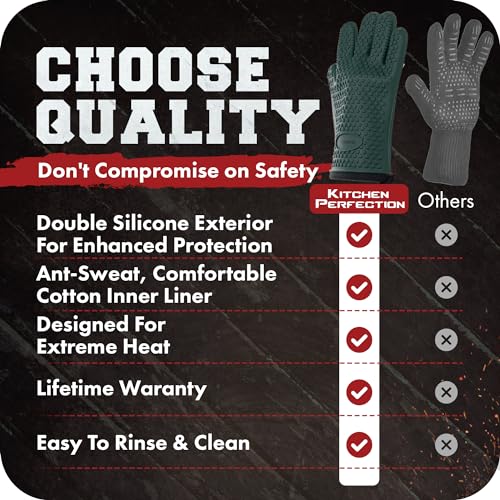 XL Silicone Smoker BBQ Gloves (2 Count)