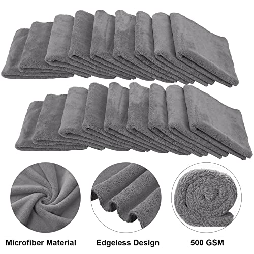 30 Pcs 16 x 16 Inch Microfiber Car Towels