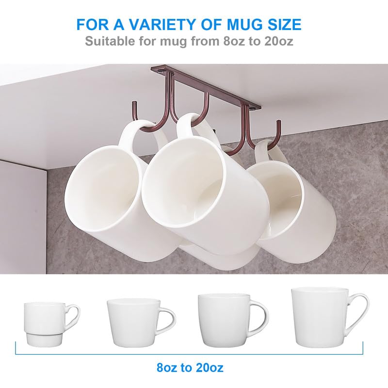 Mug Rack Under Cabinet