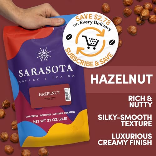 2 lb Hazelnut Whole Bean Coffee (32 Ounce)