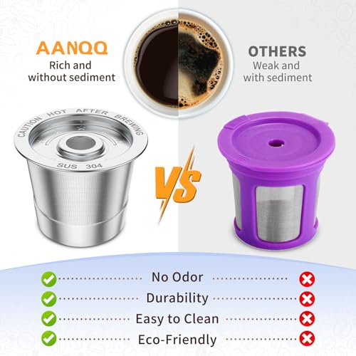 4 Pack Reusable K Cup Pods for Keurig (4 Count)