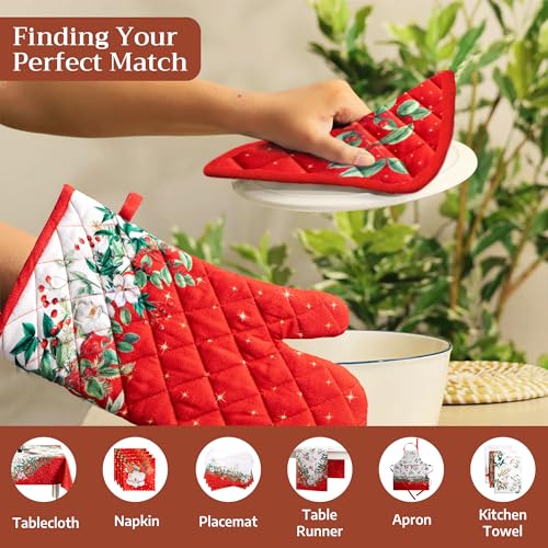 100% Cotton Oven Mitt & Pot Holder Set (2 Count)