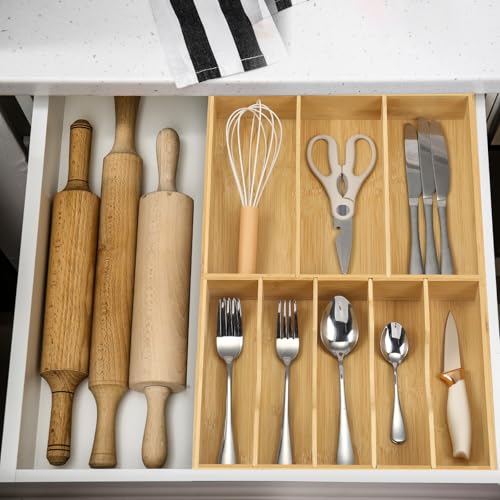 Silverware Organizer for Kitchen Drawers