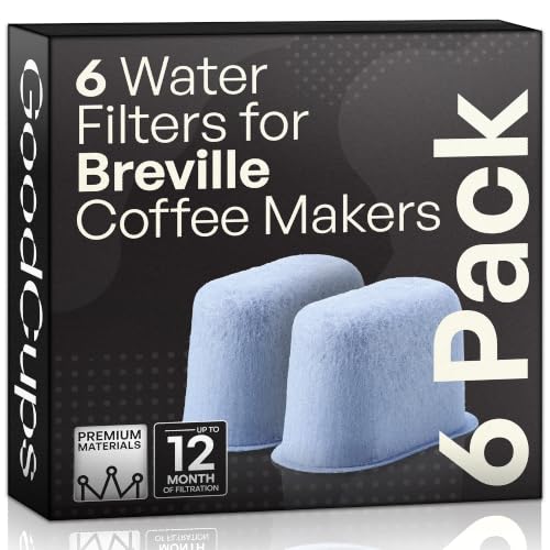 6 Water Filters for Breville Espresso Machines (6 Count)