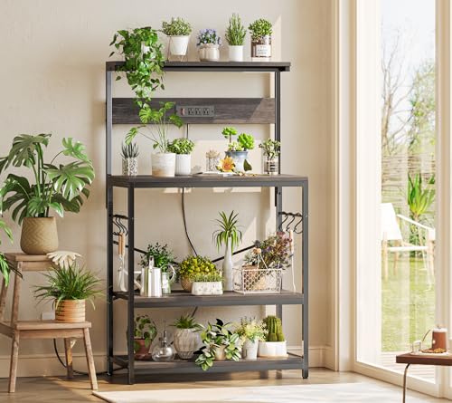 Bakers Rack with Power Outlets