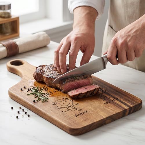 Personalized Family Member Cutting Board for Dad Mom Grandma Grandpa