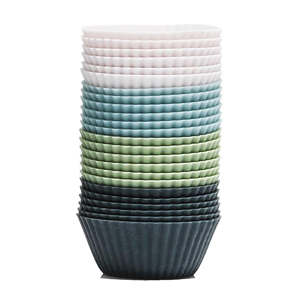 Reusable Mini Silicone Baking Cup (24 Count)