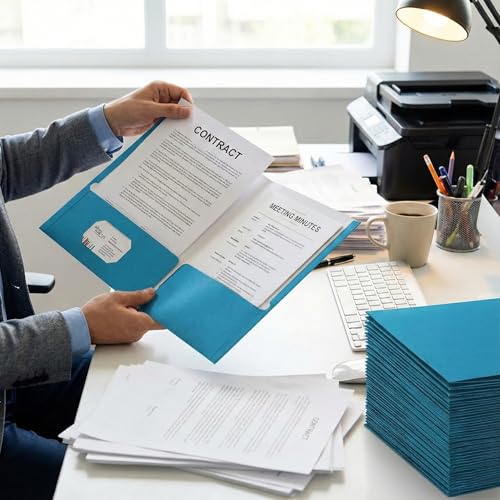 File folders with Pockets (50 Count)