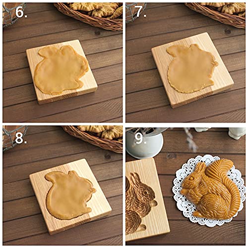 Wooden Cookie Biscuit Mold