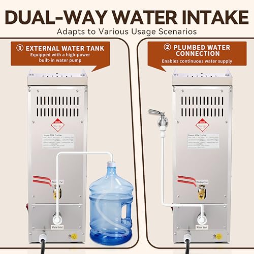 Commercial Milk Frother and Steamer 2000W