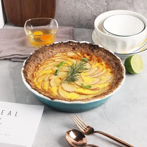 Sweejar Ceramic Pie Pan for Baking