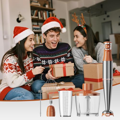 Immersion Blender Handheld Corded Hand Blenders Set 1100W