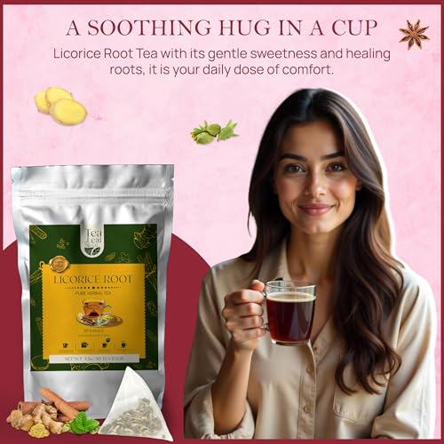Tealeaf & Co. Licorice Root Tea Blended with Organic Spices (7.055 Ounce)