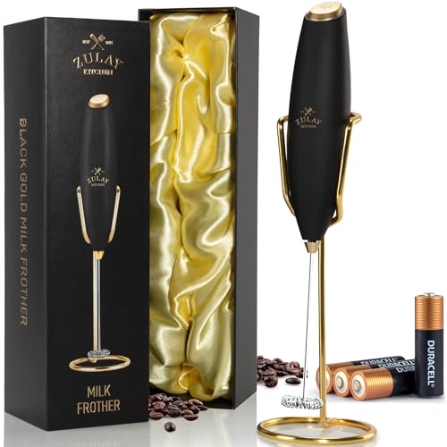 Powerful Milk Frother Wand With Duracell Batteries
