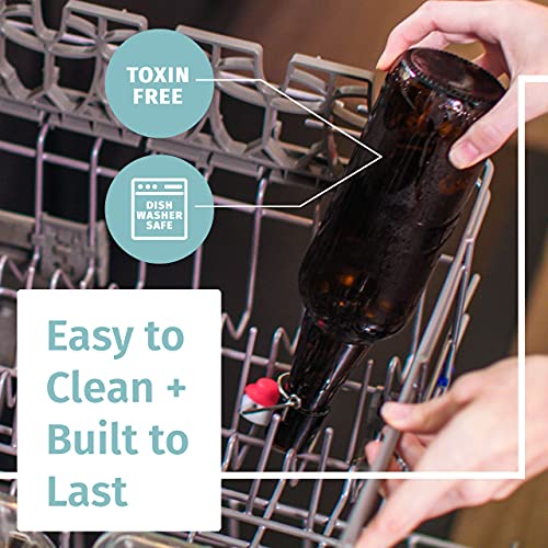 Swing Top Glass Bottles (6 Count)